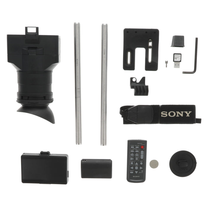 【中古品】SONY PXW-FS7M2 + XDCA-FS7 ＋ VCT-FS7 XDCAMメモリーカムコーダー(ボディのみ)(拡張ユニット/ライトウェイトロッドサポート付属)