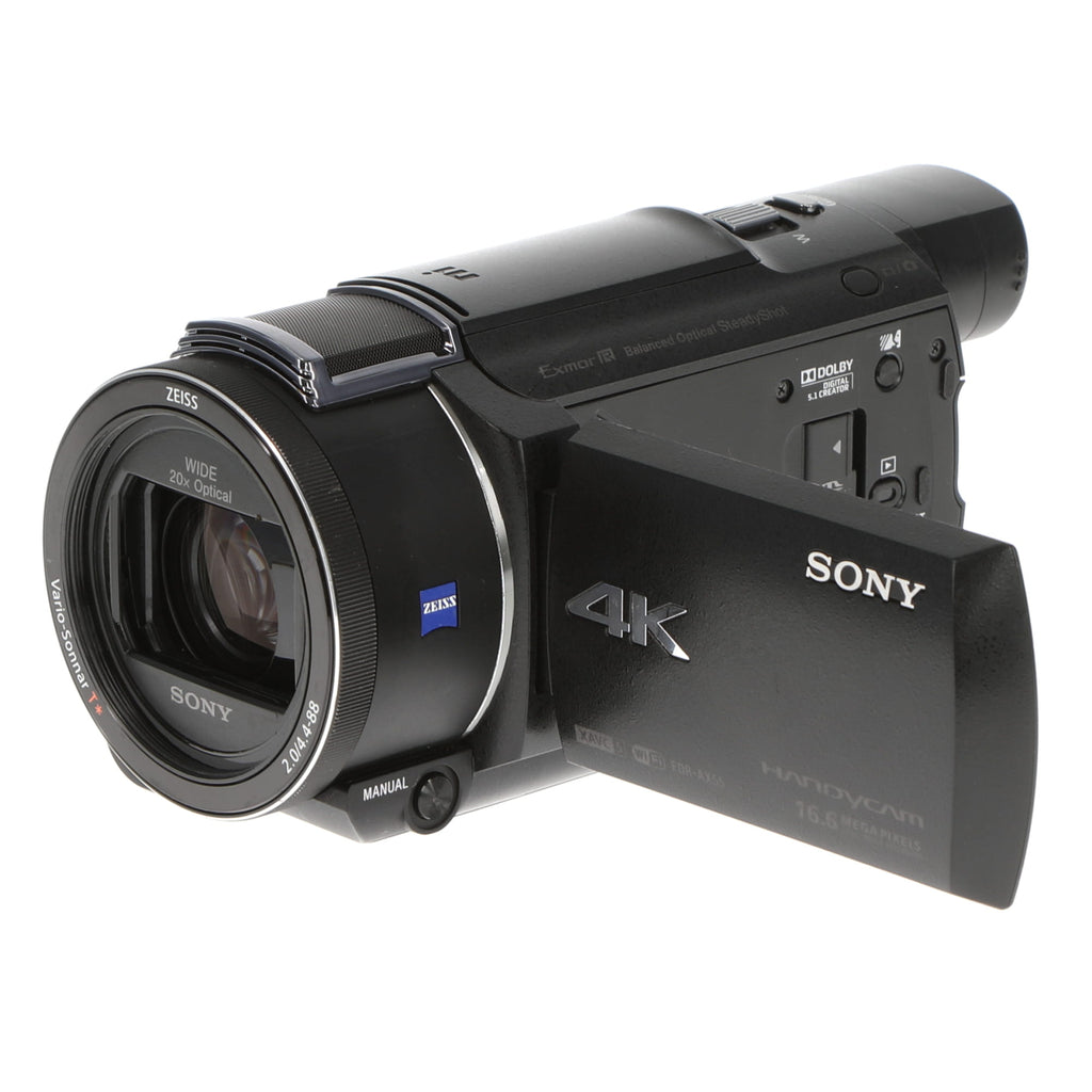 中古品】SONY FDR-AX55 デジタル4Kビデオカメラレコーダー - 業務用
