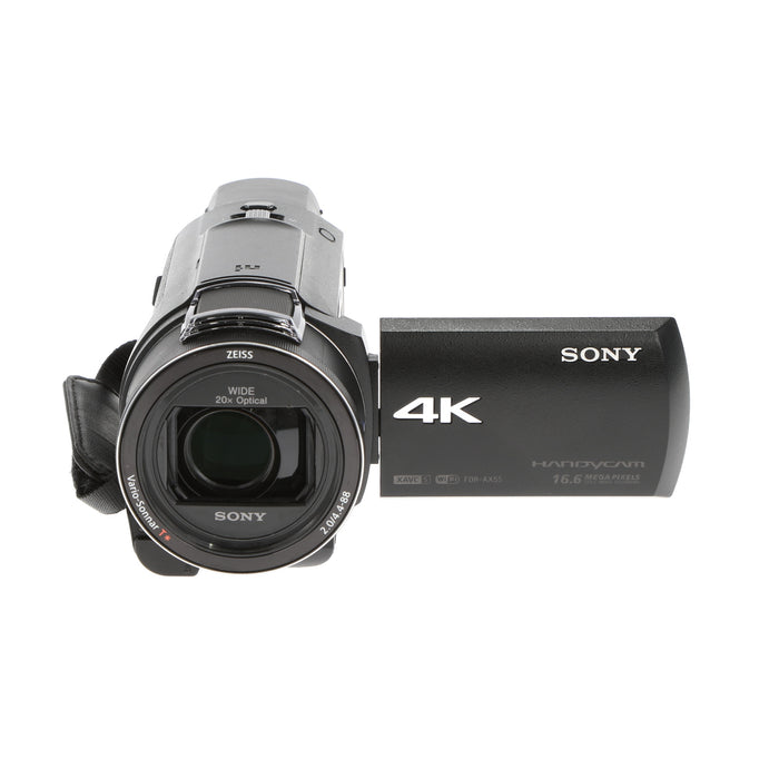 中古品】SONY FDR-AX55 デジタル4Kビデオカメラレコーダー - 業務用