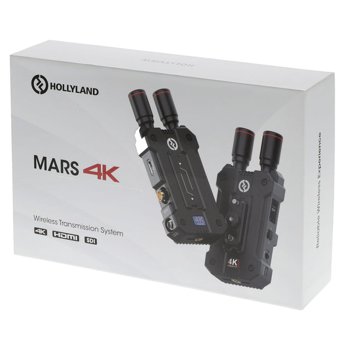 【中古品】Hollyland MARS 4K 4Kワイヤレス映像伝送システム(1TX+1RX)