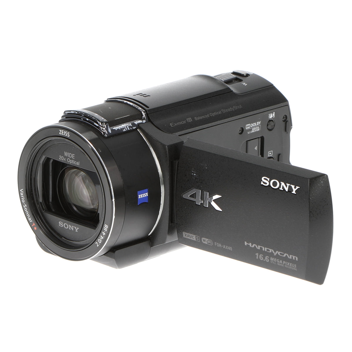中古品】SONY FDR-AX40 デジタル4Kビデオカメラレコーダー - 業務用