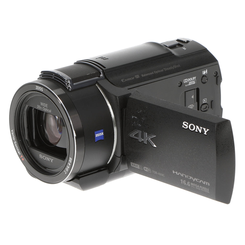 中古品】SONY FDR-AX40 デジタル4Kビデオカメラレコーダー - 業務用