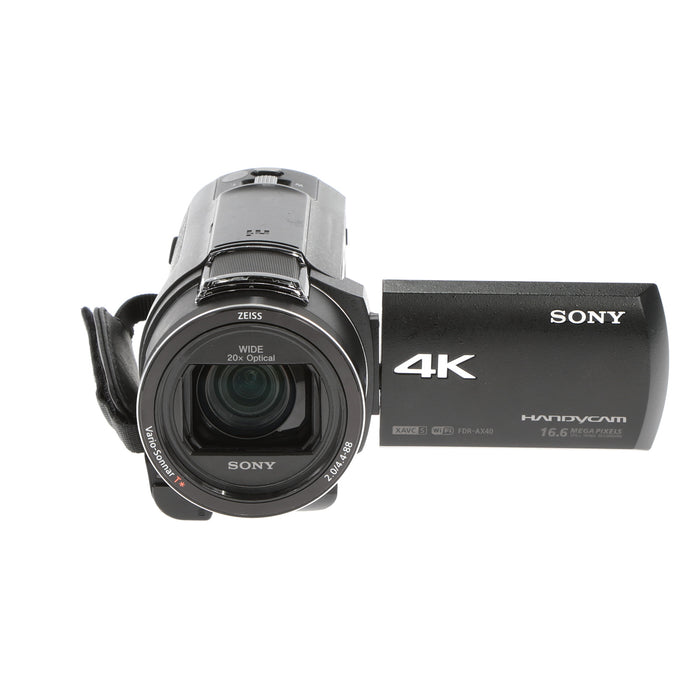 中古品】SONY FDR-AX40 デジタル4Kビデオカメラレコーダー - 業務用