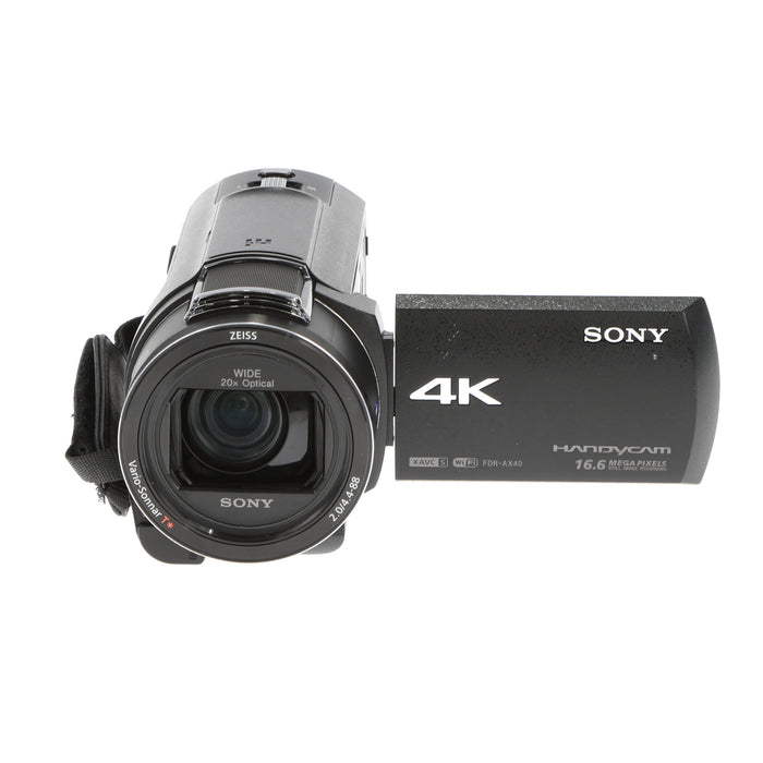 【中古品】SONY FDR-AX40 デジタル4Kビデオカメラレコーダー