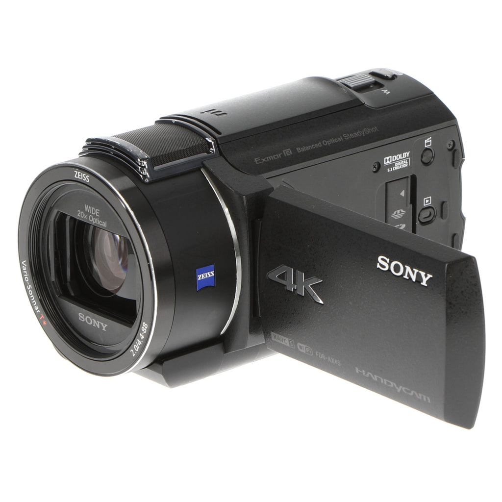 中古品】SONY FDR-AX45 B デジタル4Kビデオカメラレコーダー(ブラック