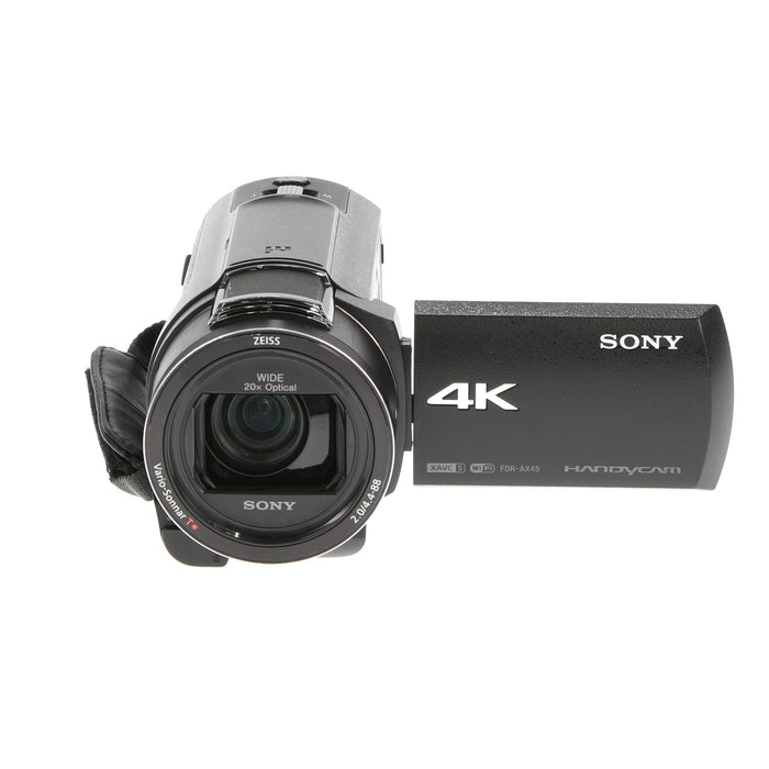 【中古品】SONY FDR-AX45 B デジタル4Kビデオカメラレコーダー(ブラック)