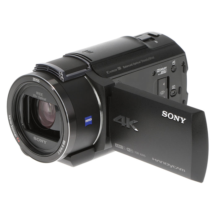 【中古品】SONY FDR-AX45 B デジタル4Kビデオカメラレコーダー(ブラック)