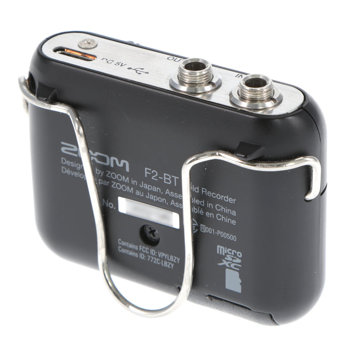 【中古品】ZOOM F2-BT/B フィールドレコーダー(Bluetooth対応/ブラック)