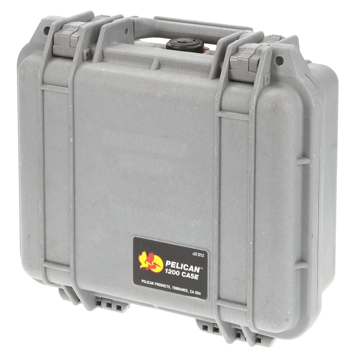 【中古品】PELICAN 1200NF-SILVER 1200 Protector Case (フォーム無し/シルバー)