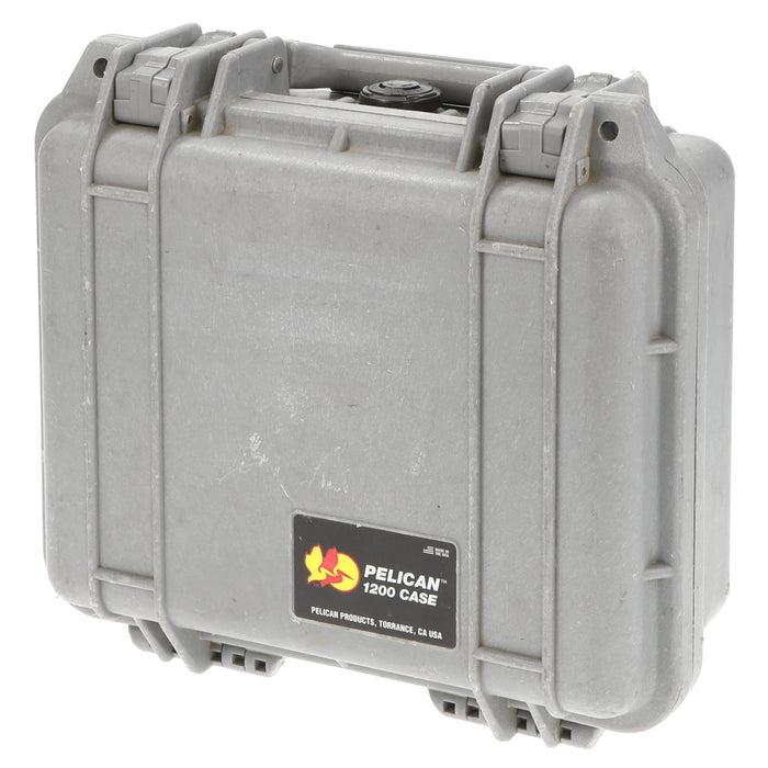【中古品】PELICAN 1200NF-SILVER 1200 Protector Case (フォーム無し/シルバー)