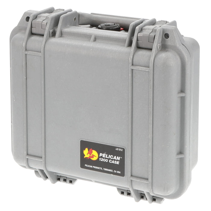 【中古品】PELICAN 1200NF-SILVER 1200 Protector Case (フォーム無し/シルバー)