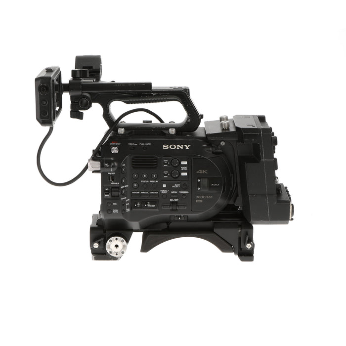 【中古品】SONY PXW-FS7M2 + XDCA-FS7 ＋ VCT-FS7 XDCAMメモリーカムコーダー(ボディのみ)(拡張ユニット/ライトウェイトロッドサポート付属)