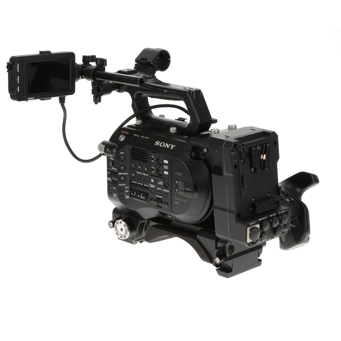 【中古品】SONY PXW-FS7M2 + XDCA-FS7 ＋ VCT-FS7 XDCAMメモリーカムコーダー(ボディのみ)(拡張ユニット/ライトウェイトロッドサポート付属)
