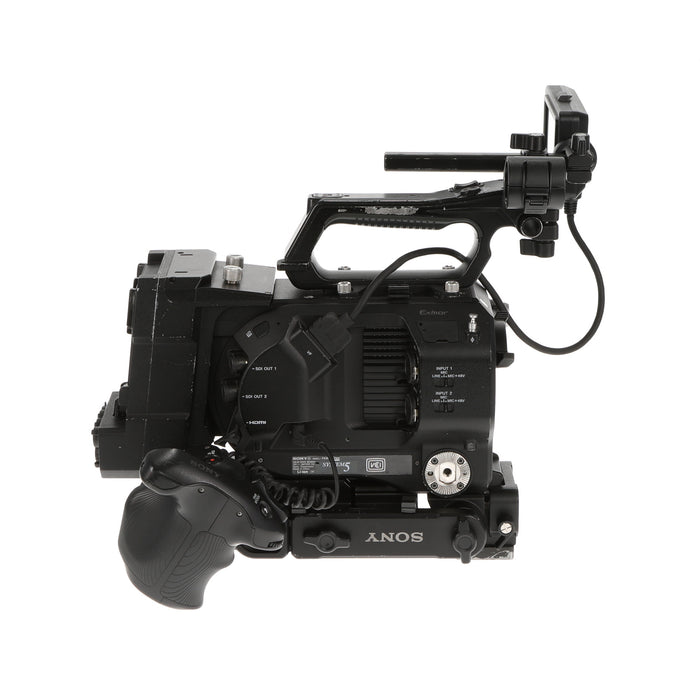 【中古品】SONY PXW-FS7M2 + XDCA-FS7 ＋ VCT-FS7 XDCAMメモリーカムコーダー(ボディのみ)(拡張ユニット/ライトウェイトロッドサポート付属)