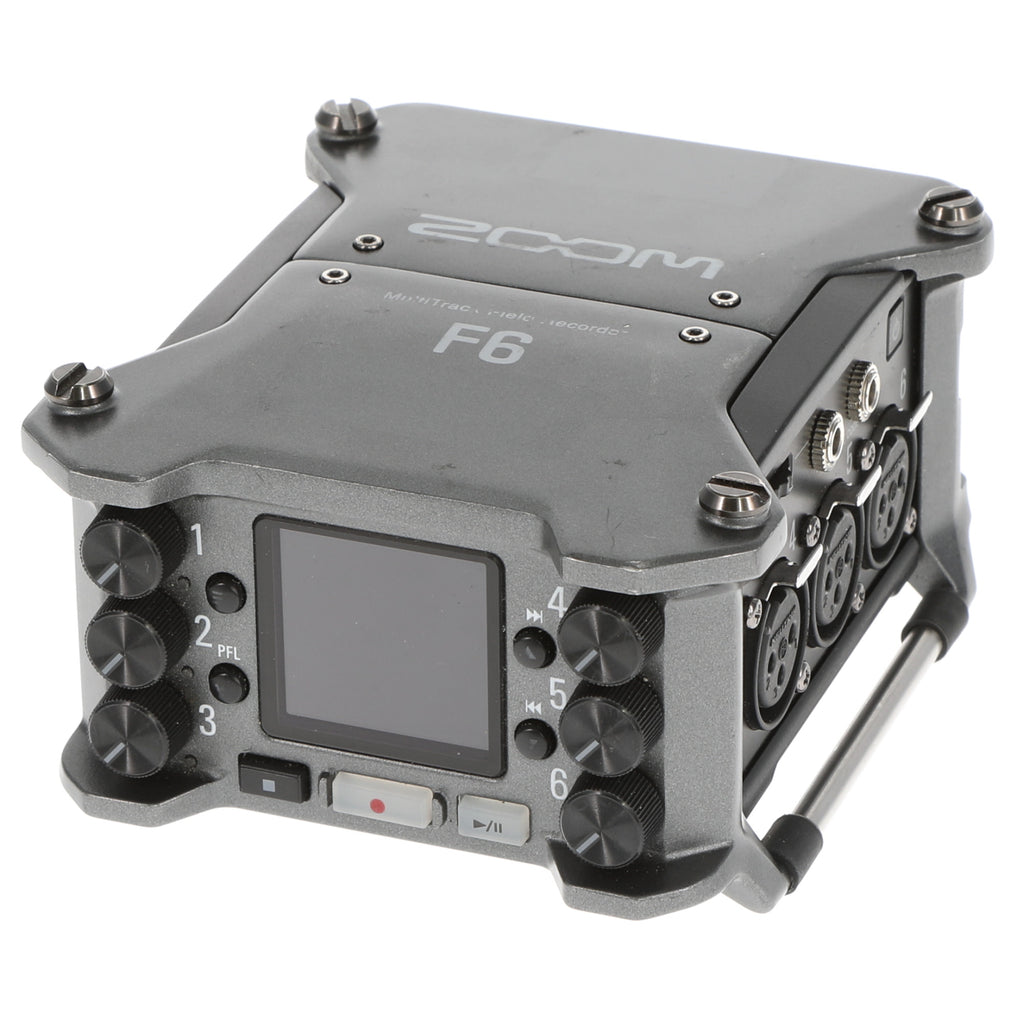 Zoom F6 32bit Float フィールドレコーダー 動作品 中古品】ZOOM F6 32bitフロート録音対応6chフィールドレコーダー