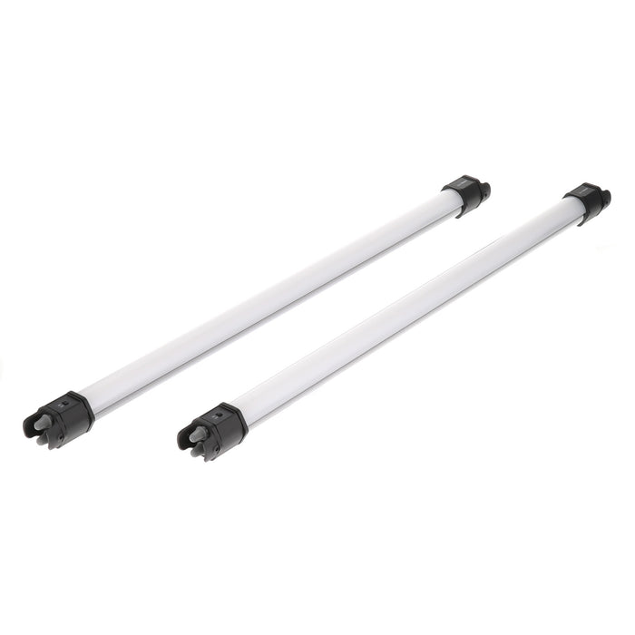 【中古品】NANLITE 15-2025-2KIT + LS-FL-T12 PavoTube II 15C 2キット（フロアスタンド付属）