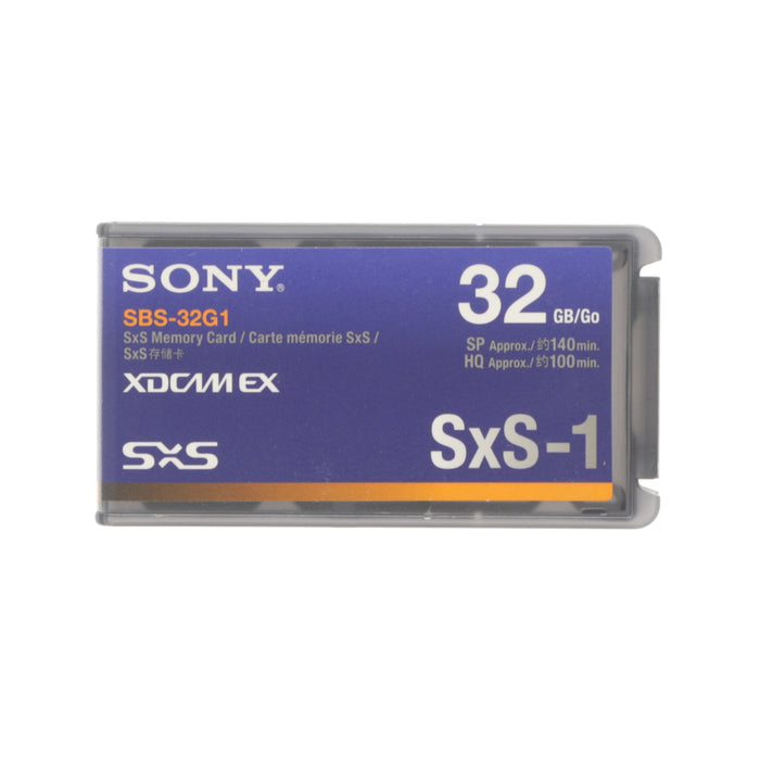 中古品】SONY SBS-32G1 SxS-1メモリーカード 32GB - 業務用撮影・映像