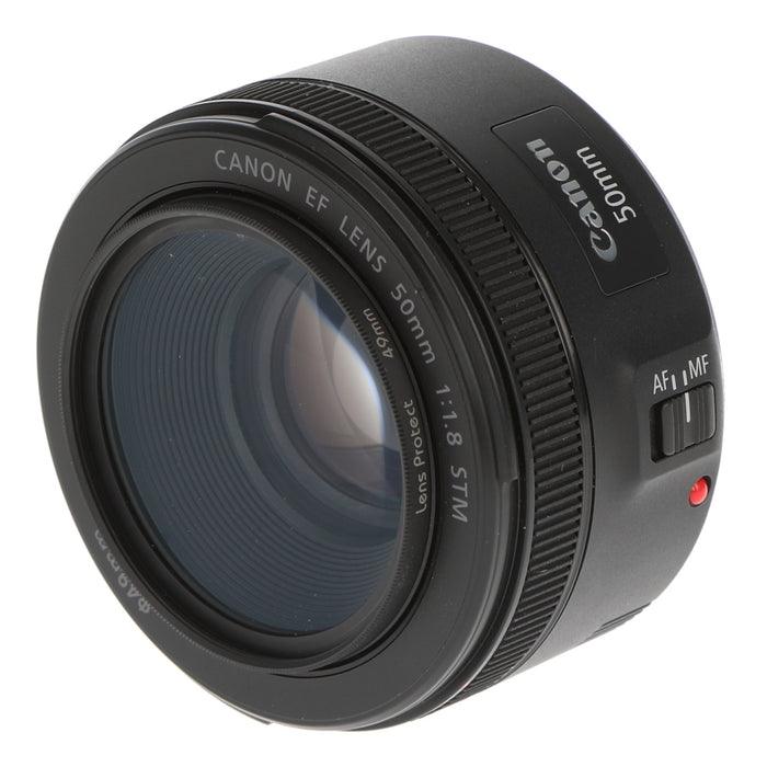 【中古品】Canon EF5018STM 標準単焦点レンズ EF50mm F1.8 STM