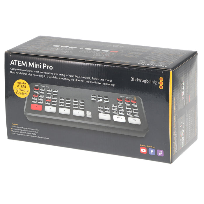 【中古品】BlackmagicDesign SWATEMMINIBPR ATEM Mini Pro