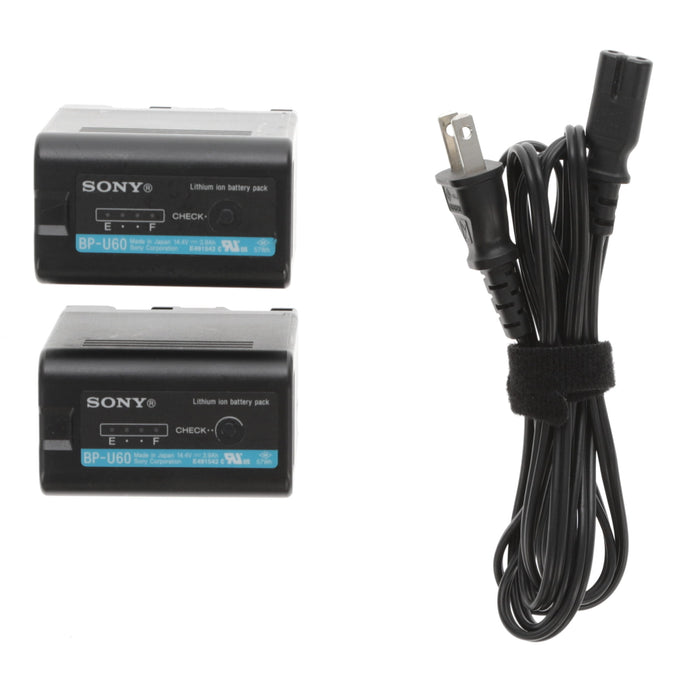 SONY BC-U2 バッテリーチャージャー BP-U60×3 SONY BC-U2 バッテリーチャージャー BP-U60×3 【公式通販】