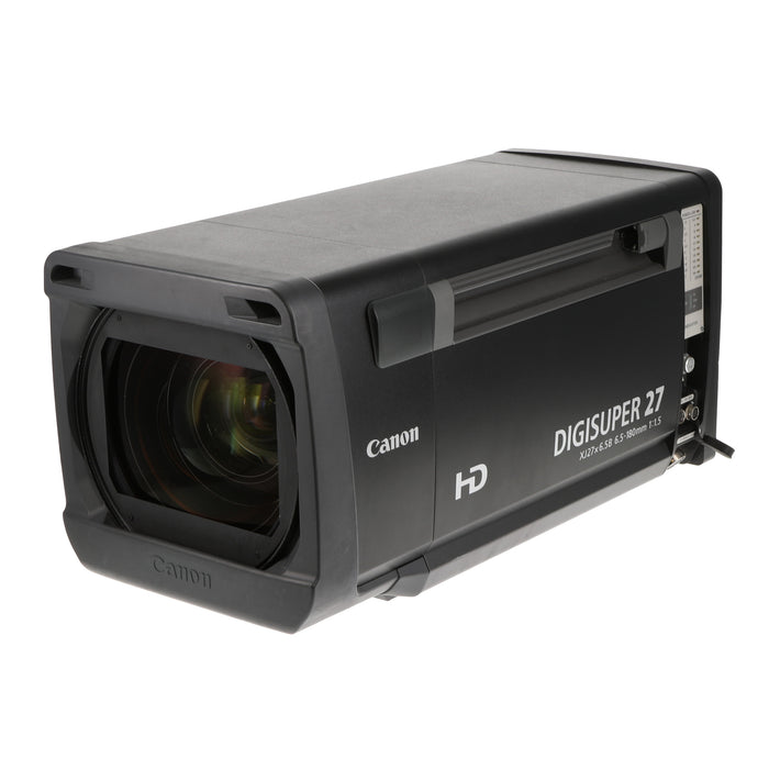 【中古品】Canon XJ27×6.5B + FDJ-D02 + ZDJ-DN2 2/3型 HDTVカメラ（フォーカスデマンド、ズームデマンド付属）