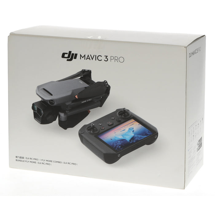 【中古品】DJI WM2624 DJI Mavic 3 Pro Fly More コンボ(DJI RC Pro付属)[内蔵リモートID対応/事前登録無し]