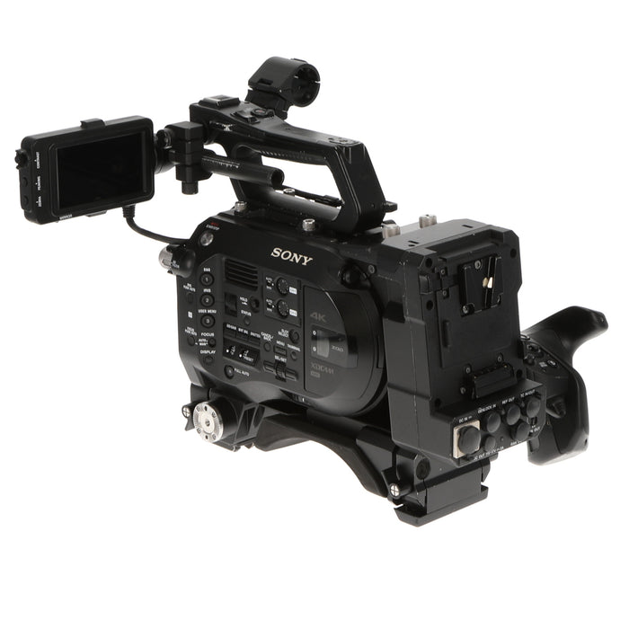 【中古品】SONY PXW-FS7 + XDCA-FS7 ＋ VCT-FS7 XDCAMメモリーカムコーダー(拡張ユニット/ライトウェイトロッドサポート付属)