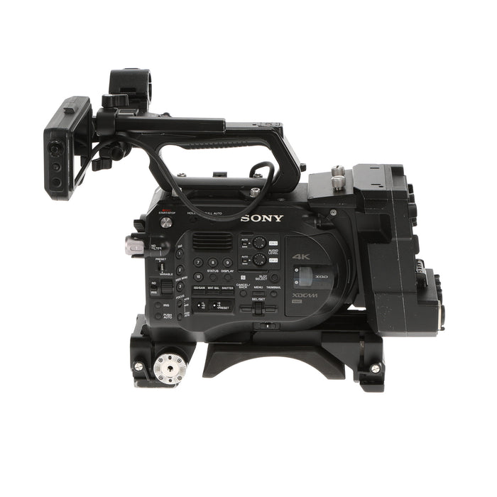 【中古品】SONY PXW-FS7M2 + XDCA-FS7 ＋ VCT-FS7 XDCAMメモリーカムコーダー(ボディのみ)(拡張ユニット/ライトウェイトロッドサポート付属)