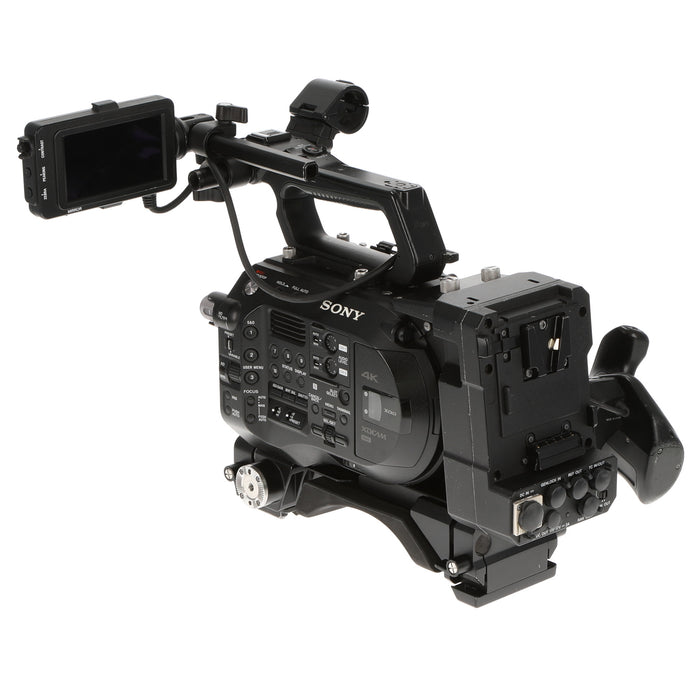 【中古品】SONY PXW-FS7M2 + XDCA-FS7 ＋ VCT-FS7 XDCAMメモリーカムコーダー(ボディのみ)(拡張ユニット/ライトウェイトロッドサポート付属)