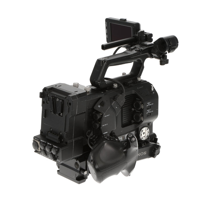 【中古品】SONY PXW-FS7M2 + XDCA-FS7 ＋ VCT-FS7 XDCAMメモリーカムコーダー(ボディのみ)(拡張ユニット/ライトウェイトロッドサポート付属)
