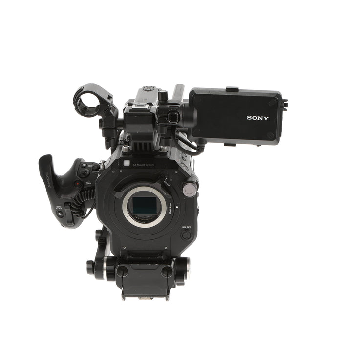 【中古品】SONY PXW-FS7M2 + XDCA-FS7 ＋ VCT-FS7 XDCAMメモリーカムコーダー(ボディのみ)(拡張ユニット/ライトウェイトロッドサポート付属)