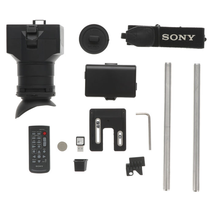 【中古品】SONY PXW-FS7M2 + XDCA-FS7 ＋ VCT-FS7 XDCAMメモリーカムコーダー(ボディのみ)(拡張ユニット/ライトウェイトロッドサポート付属)