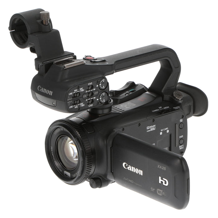 【中古品】Canon XA25 業務用デジタルビデオカメラ(ハンドル付属)
