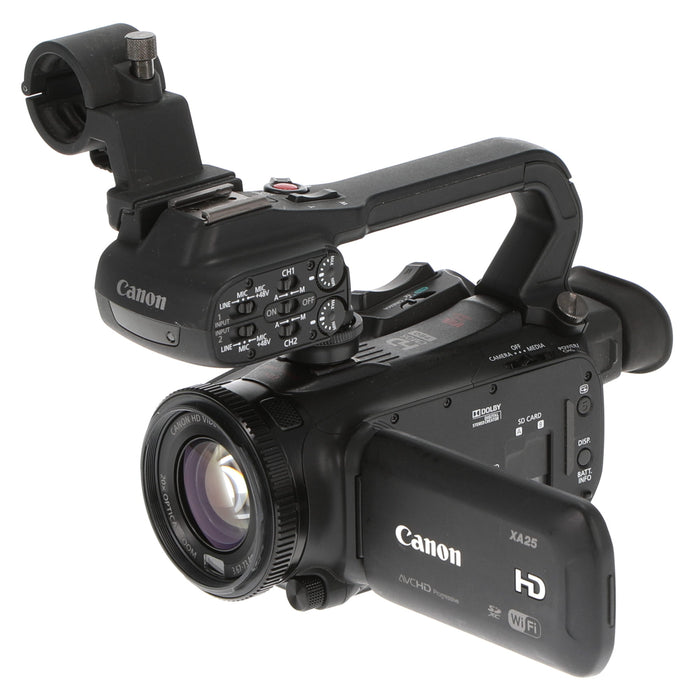 【中古品】Canon XA25 業務用デジタルビデオカメラ(ハンドル付属)