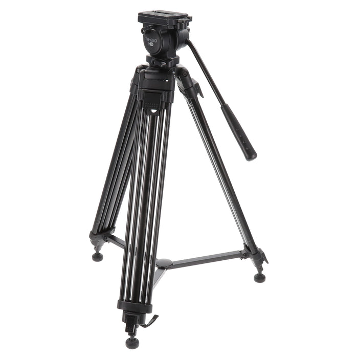 【中古品】Libec TH-650HD 小型ビデオカメラ用三段三脚