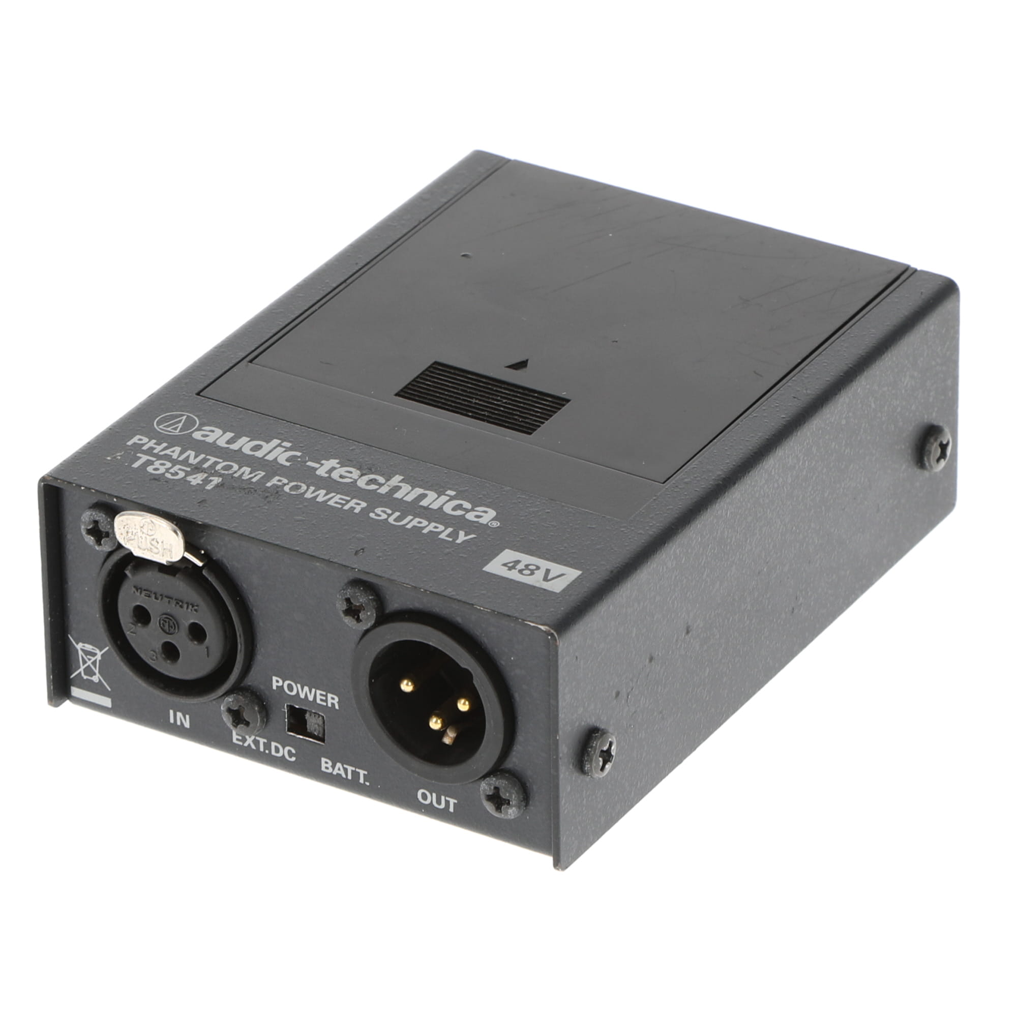 【ほぼ未使用】オーディオテクニカ AT8541 ファントムパワーサプライ 中古品】Audio-Technica AT8541 1chファントム・パワーサプライ - 業務