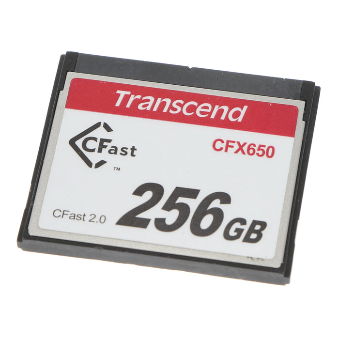 【中古品】Transcend CFX650 CFast 2.0 カード 256GB