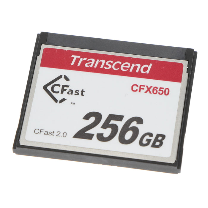 【中古品】Transcend CFX650 CFast 2.0 カード 256GB