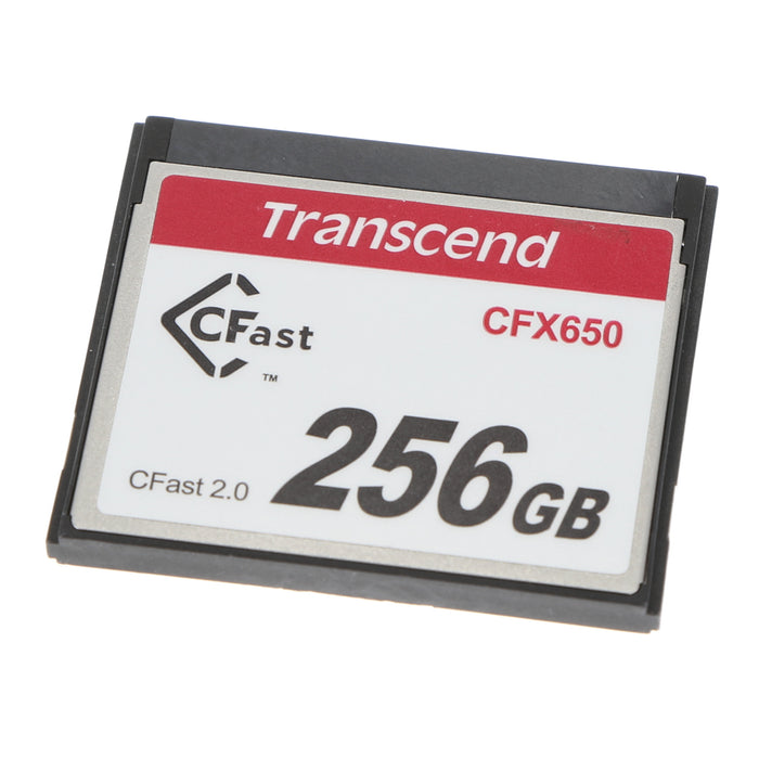 【中古品】Transcend CFX650 CFast 2.0 カード 256GB