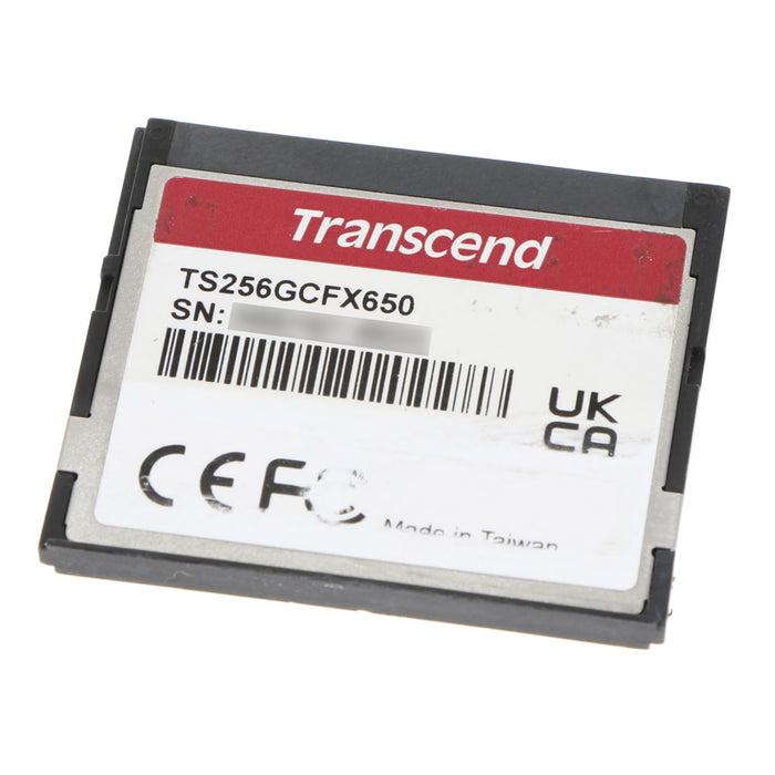 【中古品】Transcend CFX650 CFast 2.0 カード 256GB