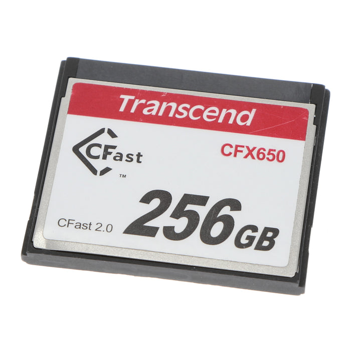【中古品】Transcend CFX650 CFast 2.0 カード 256GB