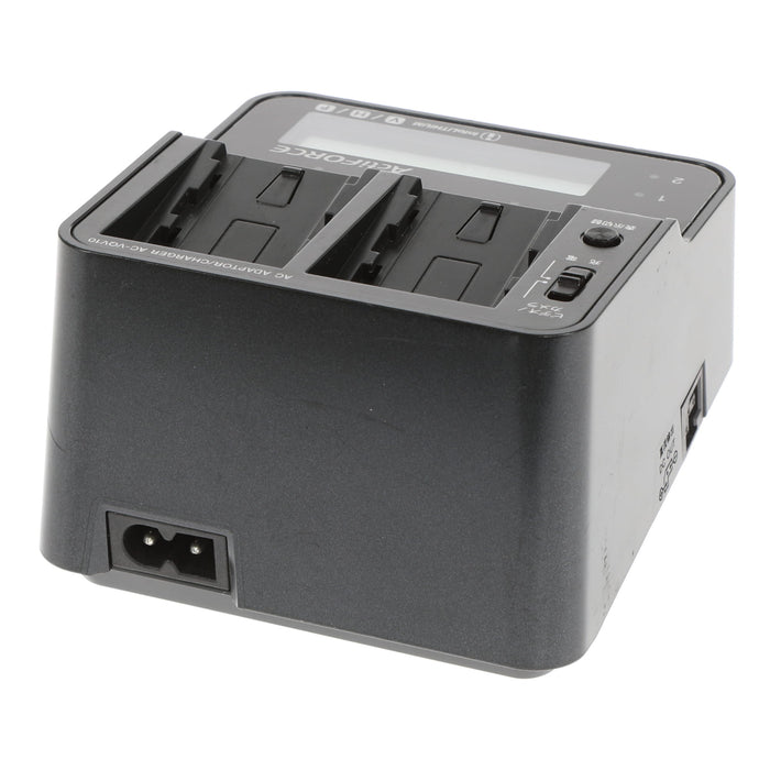【中古品】SONY AC-VQV10 ACアダプター/チャージャー(バッテリーパック2個付属)