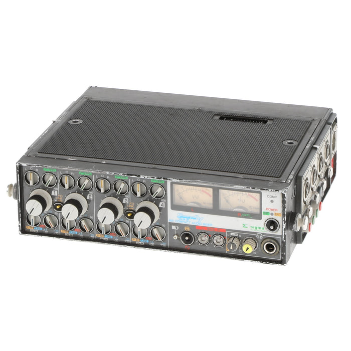 【中古品】Sigma Systems Engineering SS-342 4chコンパクトミキサー(オス入力メス出力)