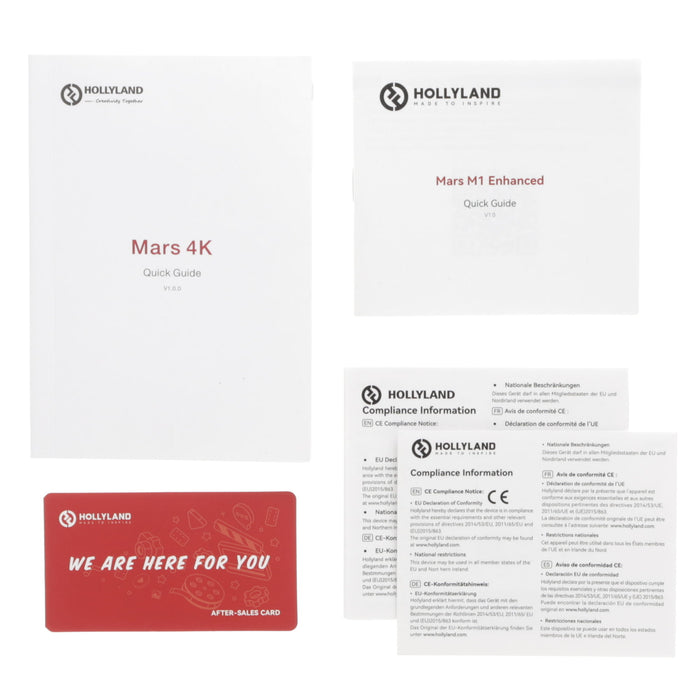 【中古品】Hollyland HL-Mars M1 Enhanced+Mars 4K Kit Mars 4K(送信機/受信機)+ Mars M1 Enhancedキット