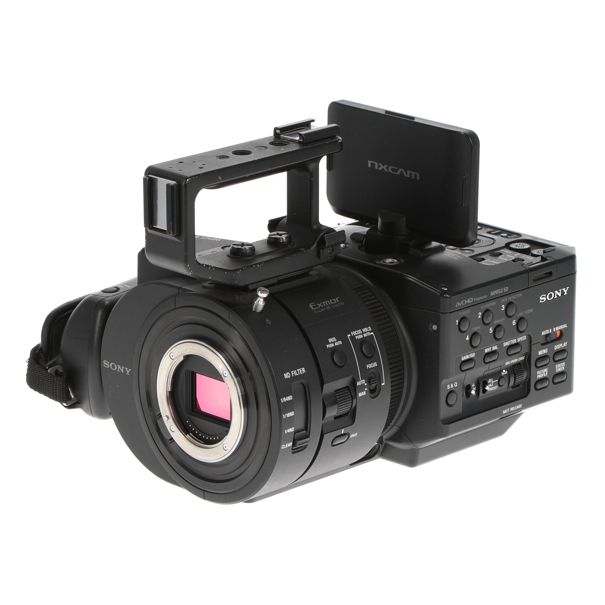中古品】SONY NEX-FS700J NXCAMカムコーダー（ボディーのみ）(ジャンク
