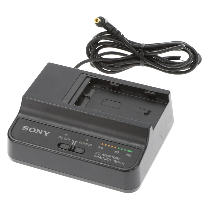 【中古品】SONY BC-U1 バッテリーチャージャー(バッテリーパック1個付属)