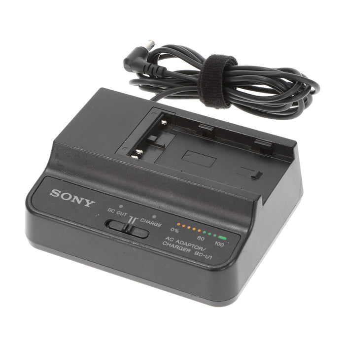 【中古品】SONY BC-U1 バッテリーチャージャー(バッテリーパック1個付属)