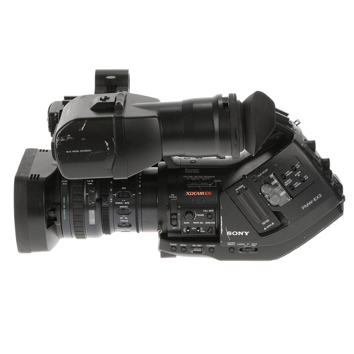 【中古品】SONY PMW-EX3 XDCAM EXカムコーダー(ジャンク品)