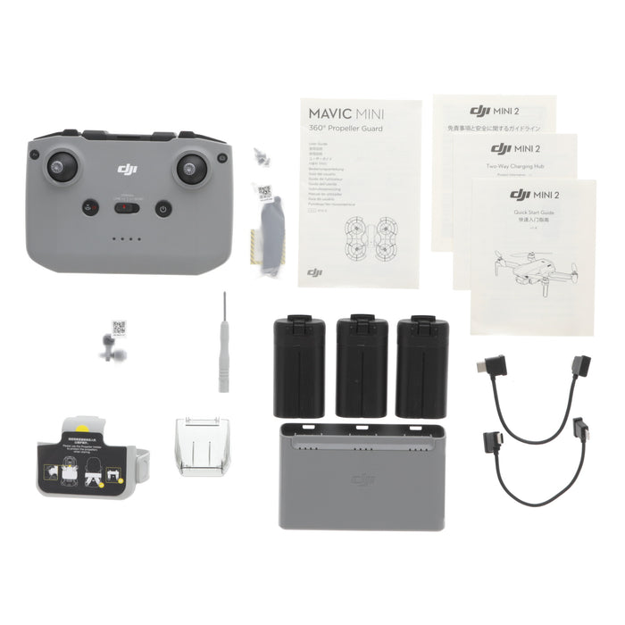 中古品】DJI MI2CP2 DJI Mini 2 Fly More Combo[内蔵リモートID対応