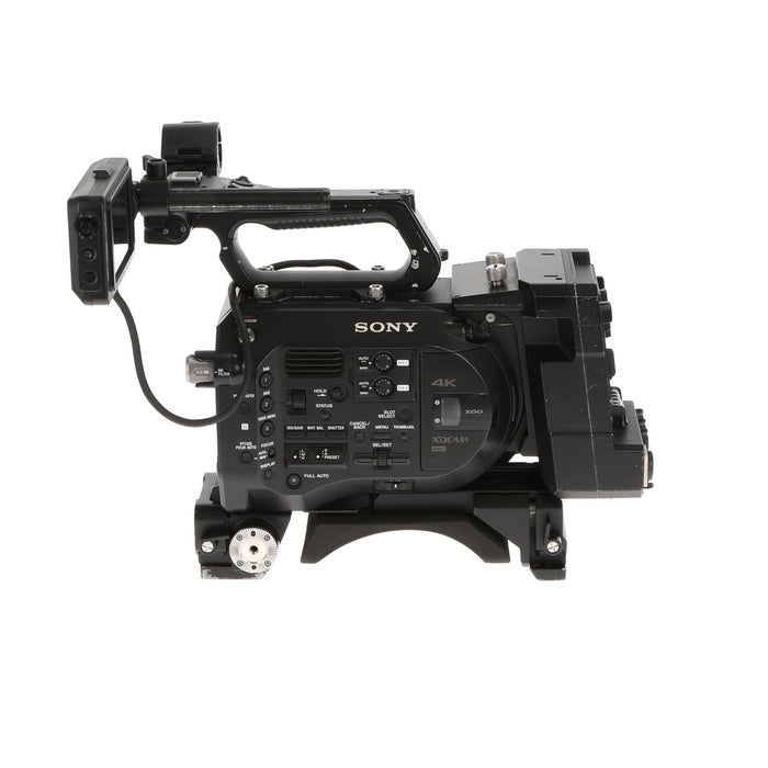 【中古品】SONY PXW-FS7 + XDCA-FS7 ＋ VCT-FS7 XDCAMメモリーカムコーダー(拡張ユニット/ライトウェイトロッドサポート付属)